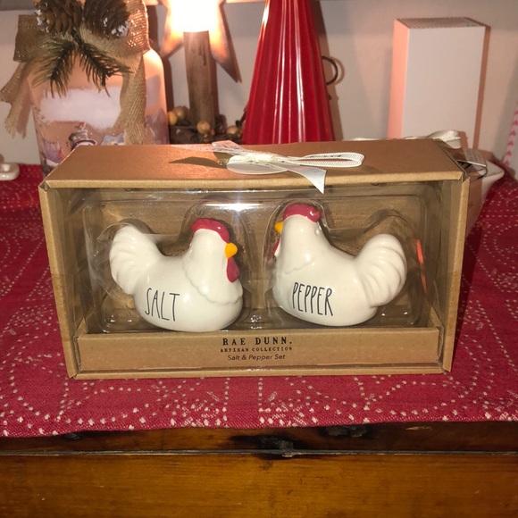 Rae Dunn Other - Rae Dunn SALT & PEPPER Shakers (Farmhouse Chickens)